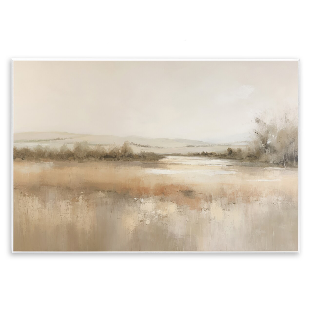 Stupell Industries Reflective Beige Countryside Wall Plaque Art Design by Irena Orlov